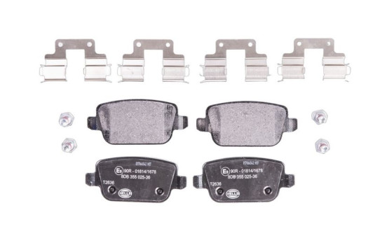 Brake pad set 8DB 355 025-361 Hella