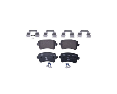 Brake pad set 8DB 355 025-381 Hella