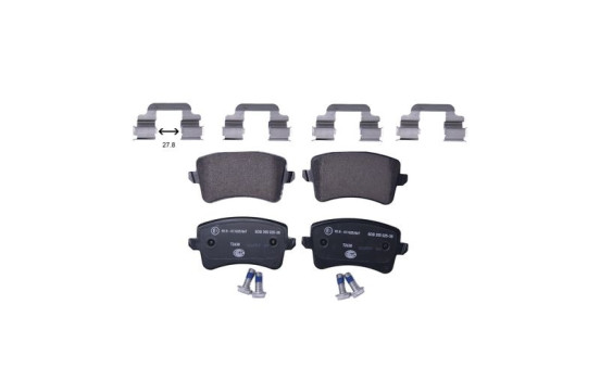 Brake pad set 8DB 355 025-381 Hella