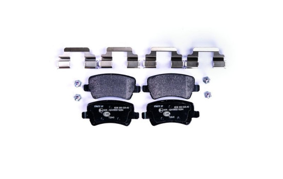 Brake pad set 8DB 355 025-401 Hella