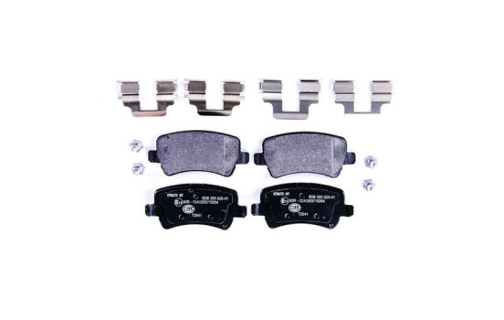 Brake pad set 8DB 355 025-411 Hella