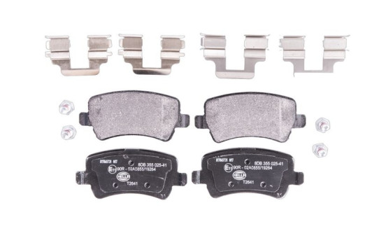 Brake pad set 8DB 355 025-411 Hella