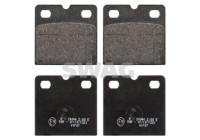brake pad set 99116087 Swag