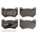 brake pad set ADBP420069 Blue Print