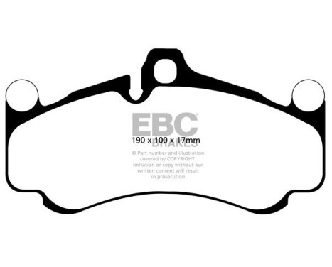 Brake pad set Bluestuff DP52094NDX EBC, Image 5