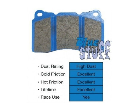 Brake pad set Bluestuff DP52393NDX EBC, Image 2