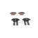 Brake pad set BP1009 Bosch