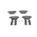 Brake pad set BP1009 Bosch, Thumbnail 6