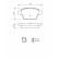 Brake pad set BP1009 Bosch, Thumbnail 6