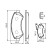 Brake pad set BP1019 Bosch, Thumbnail 5