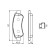 Brake pad set BP1020 Bosch, Thumbnail 7