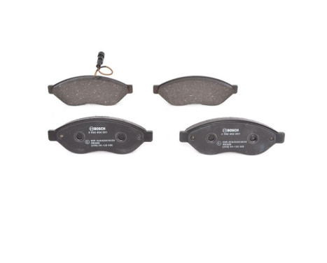 Brake pad set BP1021 Bosch, Image 3