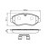 Brake pad set BP1231 Bosch, Thumbnail 3