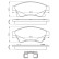 Brake pad set BP1355 Bosch, Thumbnail 8