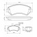 Brake pad set BP1501 Bosch, Thumbnail 6