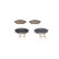 Brake pad set BP2693 Bosch