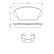 Brake pad set BP2725 Bosch, Thumbnail 5