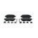 Brake pad set BP341 Bosch