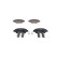 Brake pad set BP975 Bosch