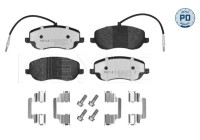 Brake pad set, disc brake 025 202 6119/PD Meyle