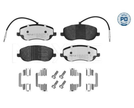 Brake pad set, disc brake 025 202 6119/PD Meyle