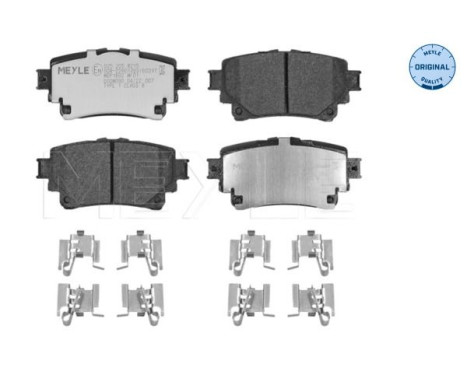 Brake pad set, disc brake 025 205 8215 Meyle, Image 2