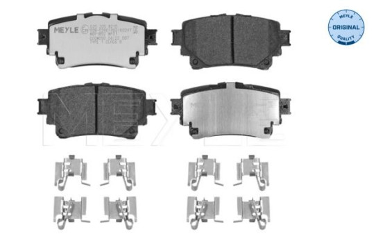 Brake pad set, disc brake 025 205 8215 Meyle, Image 2