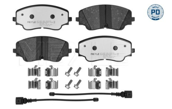 Brake pad set, disc brake 025 206 2618/PD Meyle