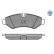 Brake pad set, disc brake 025 207 4720/PD Meyle