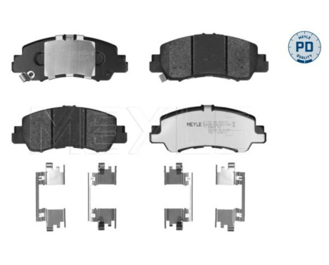 Brake pad set, disc brake 025 209 4916/PD Meyle