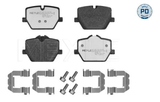 Brake pad set, disc brake 025 214 7417/PD Meyle