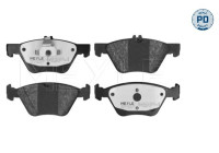 Brake pad set, disc brake 025 216 7020/PD Meyle