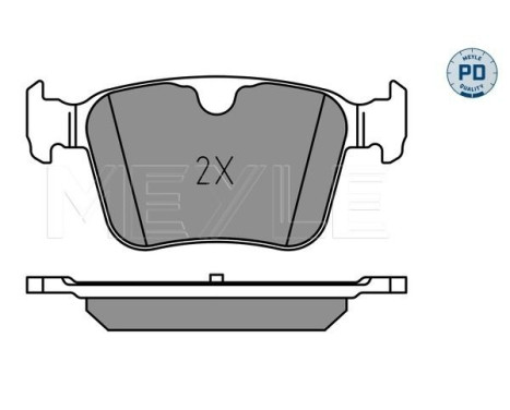 Brake pad set, disc brake 025 221 4116/PD Meyle, Image 2