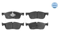 Brake pad set, disc brake 025 221 4519 Meyle