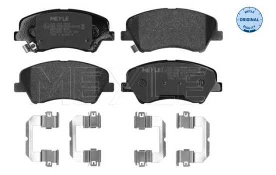 Brake pad set, disc brake 025 222 2818 Meyle, Image 3