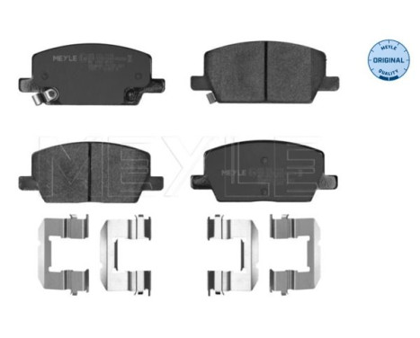 Brake pad set, disc brake 025 223 1119 Meyle, Image 3