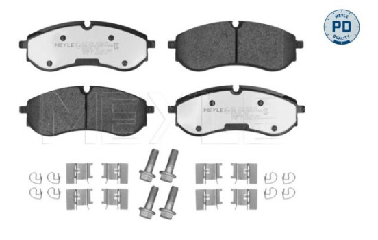 Brake pad set, disc brake 025 224 9220/PD Meyle, Image 2
