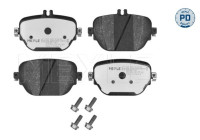 Brake pad set, disc brake 025 226 0218/PD Meyle