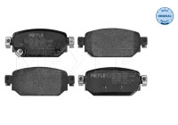 Brake pad set, disc brake 025 226 2315 Meyle