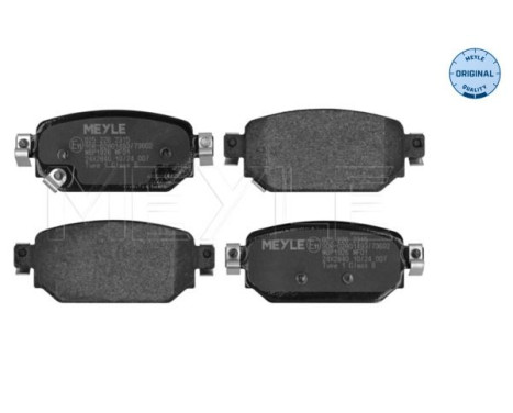 Brake pad set, disc brake 025 226 2315 Meyle
