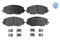 Brake pad set, disc brake 025 227 6920 Meyle