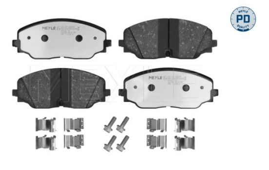 Brake pad set, disc brake 025 227 6920/PD Meyle