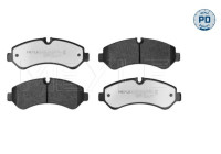 Brake pad set, disc brake 025 227 9120/PD Meyle