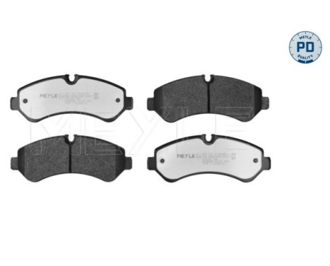 Brake pad set, disc brake 025 227 9120/PD Meyle