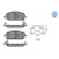 Brake pad set, disc brake 025 227 9717 Meyle