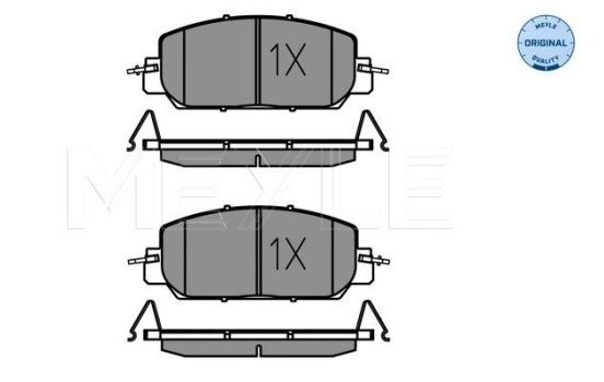 Brake pad set, disc brake 025 227 9717 Meyle, Image 2