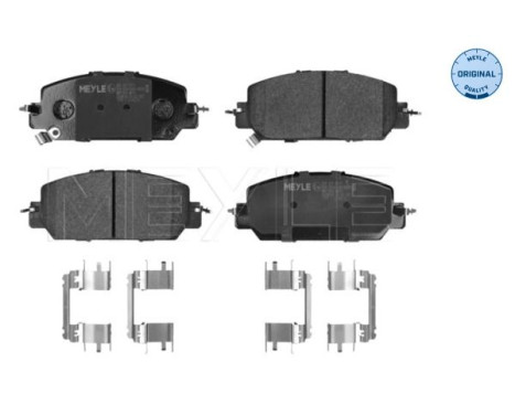 Brake pad set, disc brake 025 227 9717 Meyle, Image 3