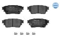 Brake pad set, disc brake 025 228 6415 Meyle