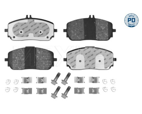 Brake pad set, disc brake 025 229 4419/PD Meyle, Image 3