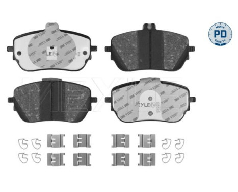 Brake pad set, disc brake 025 229 8819/PD Meyle